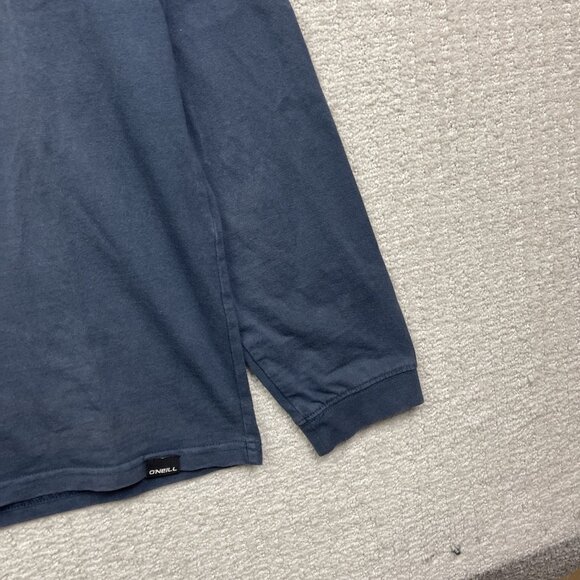 O'Neill Long Sleeve Surf T-shirt Men's Sz *M* Navy Blue Shirt Embroidered - Picture 5 of 10